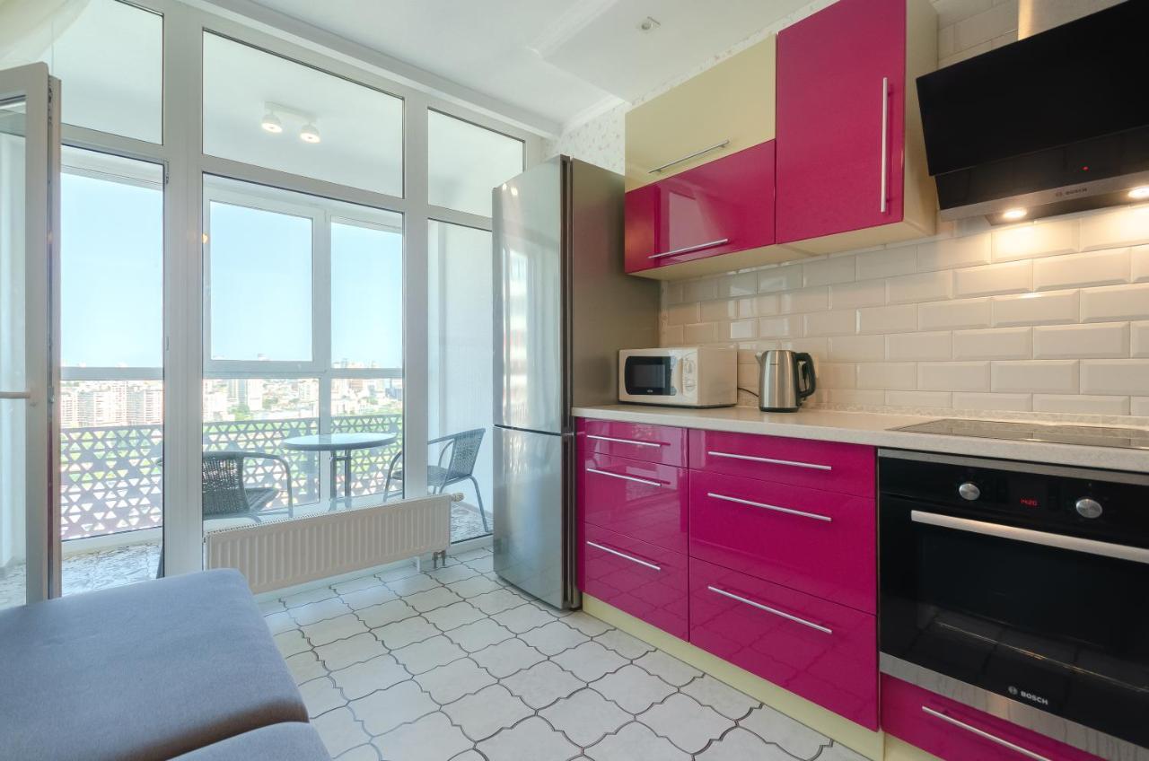 Petrovdom 41B-59B-90B-77B Stunning City View Apartments At Rc Kvartet, Central Railway Station Kiev Luaran gambar