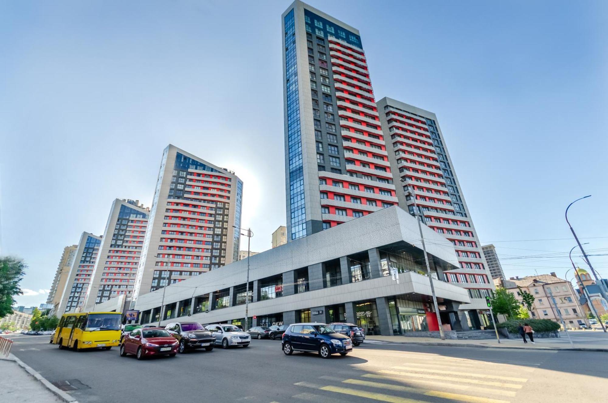 Petrovdom 41B-59B-90B-77B Stunning City View Apartments At Rc Kvartet, Central Railway Station Kiev Luaran gambar